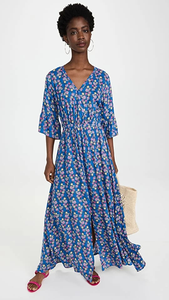 Best deal ❤️ TIARE HAWAII Surry Maxi ???? Dress Lei Bright Blue ???? 1 Best deal ❤️ TIARE HAWAII Surry Maxi ???? Dress Lei Bright Blue ????