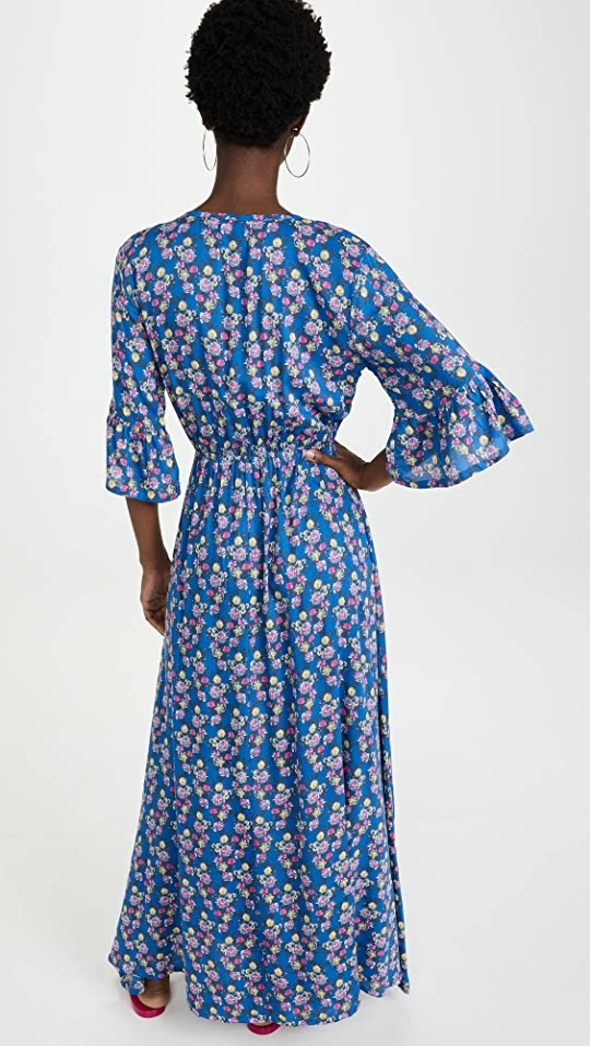 Best deal ❤️ TIARE HAWAII Surry Maxi ???? Dress Lei Bright Blue ???? 2 Best deal ❤️ TIARE HAWAII Surry Maxi ???? Dress Lei Bright Blue ???? - Image 2