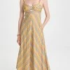Coupon ???? Tory Burch Claire Stripe Cutout ???? Dress Multi ????