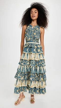 Deals ???? Ulla Johnson Ariah Sleeveless ???? Dress Lanai ⌛