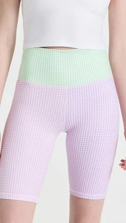 Promo ???? Terez Gigham TLC Bike Shorts Pastel Gingham ????