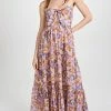 Brand new ???? Zimmermann Violet Tie Midi ???? Dress Purple Multi Floral ????