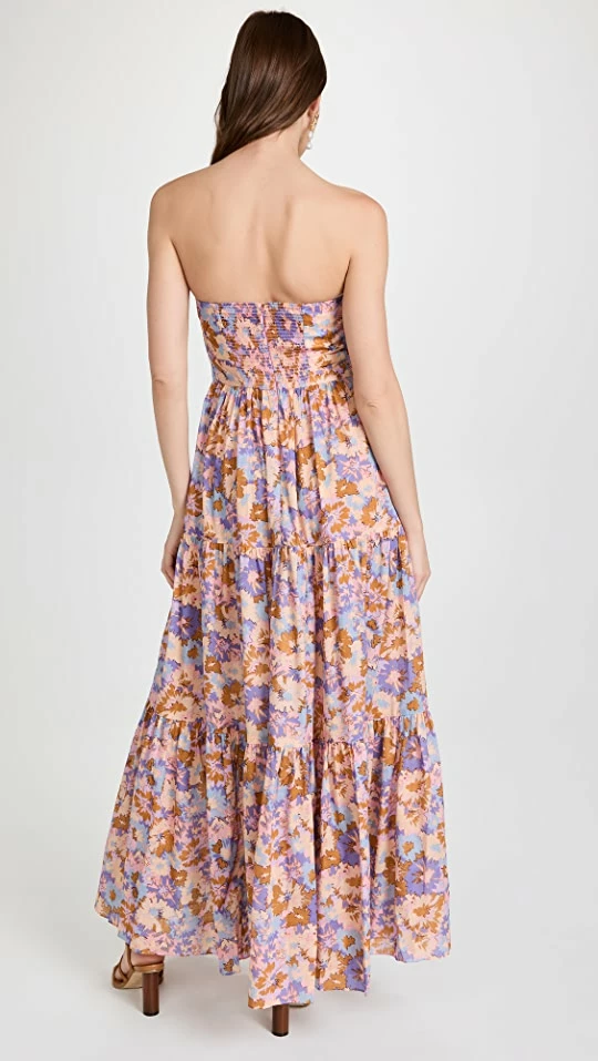 Brand new ???? Zimmermann Violet Tie Midi ???? Dress Purple Multi Floral ???? 2 Brand new ???? Zimmermann Violet Tie Midi ???? Dress Purple Multi Floral ???? - Image 2