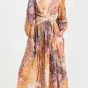 Outlet ???? Zimmermann Pattie Patchwork Long ???? Dress Patch Floral ????