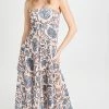 Discount ???? Zimmermann Vitali Bandeau Midi ???? Dress Cornflower Floral ????